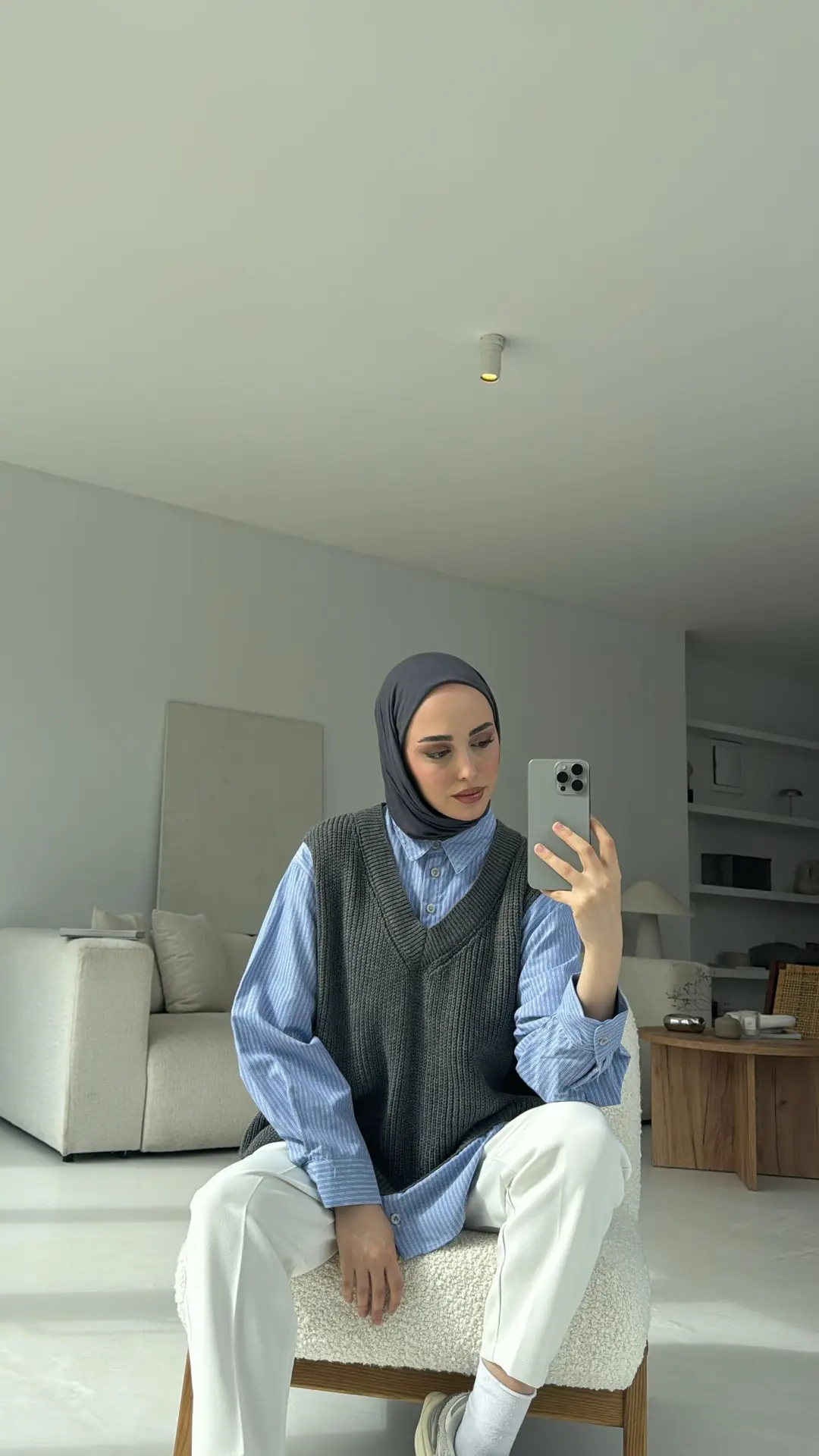 Gömlek Detaylı Triko