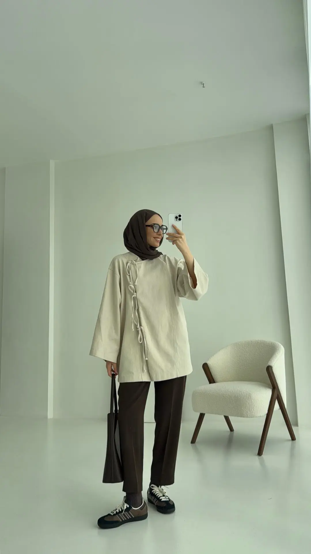 Gabardin Baglamalı Ceket/Kimono Taş