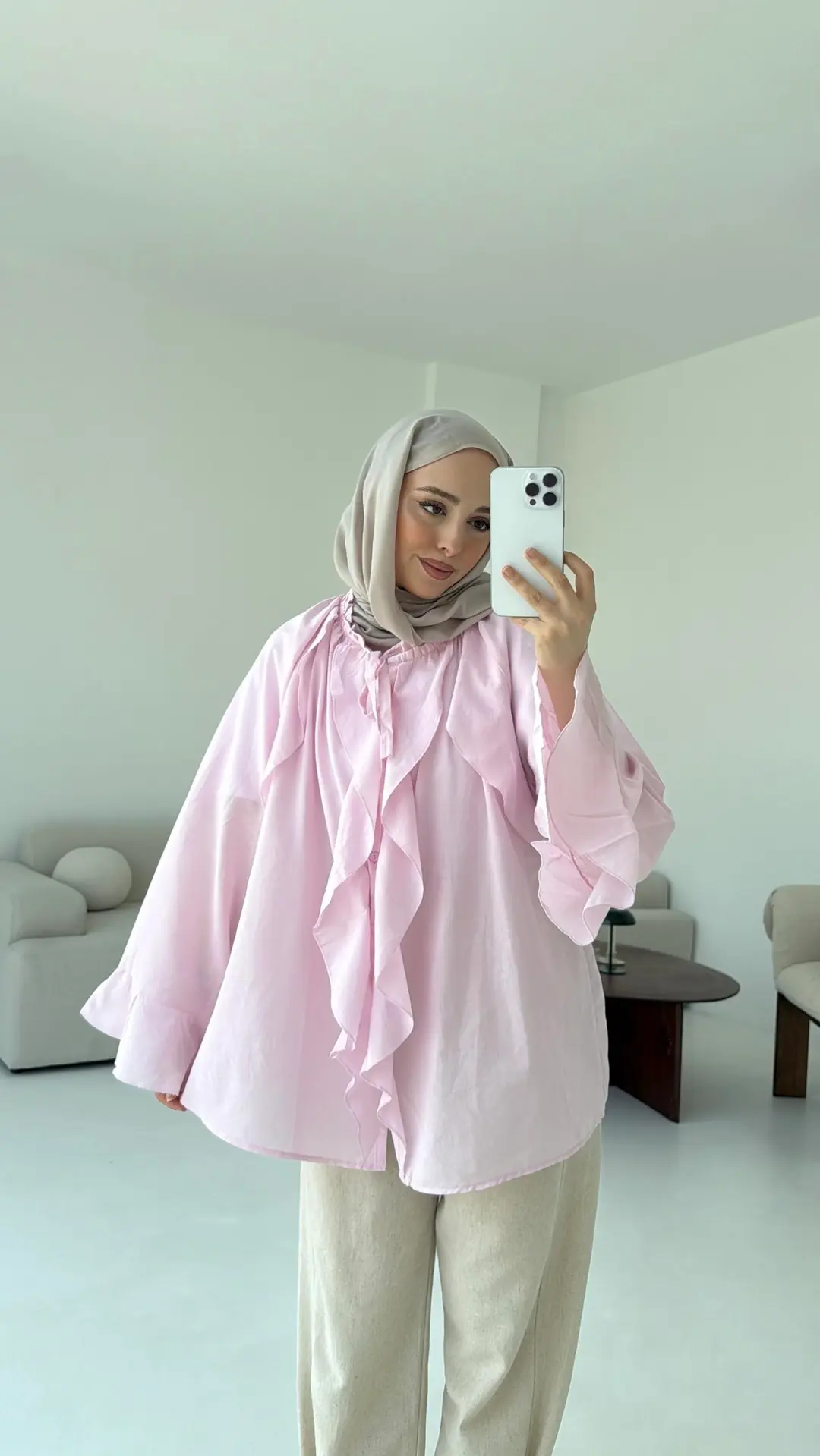 Vual Gömlek Pembe
