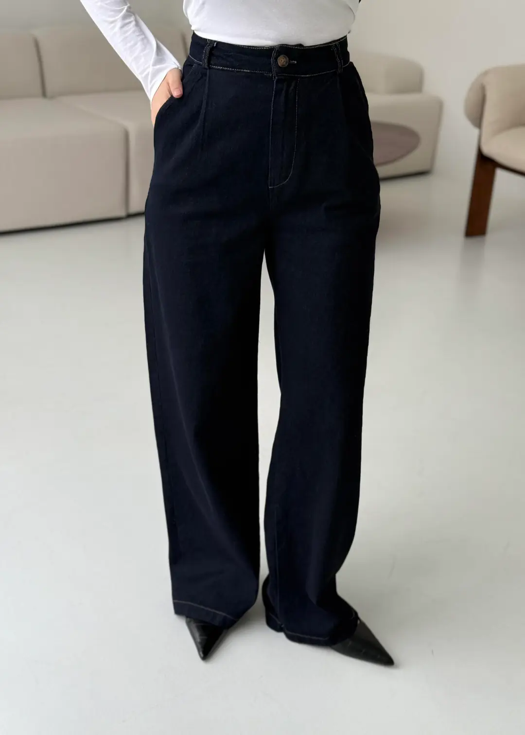 Denim Bağlamalı Takım