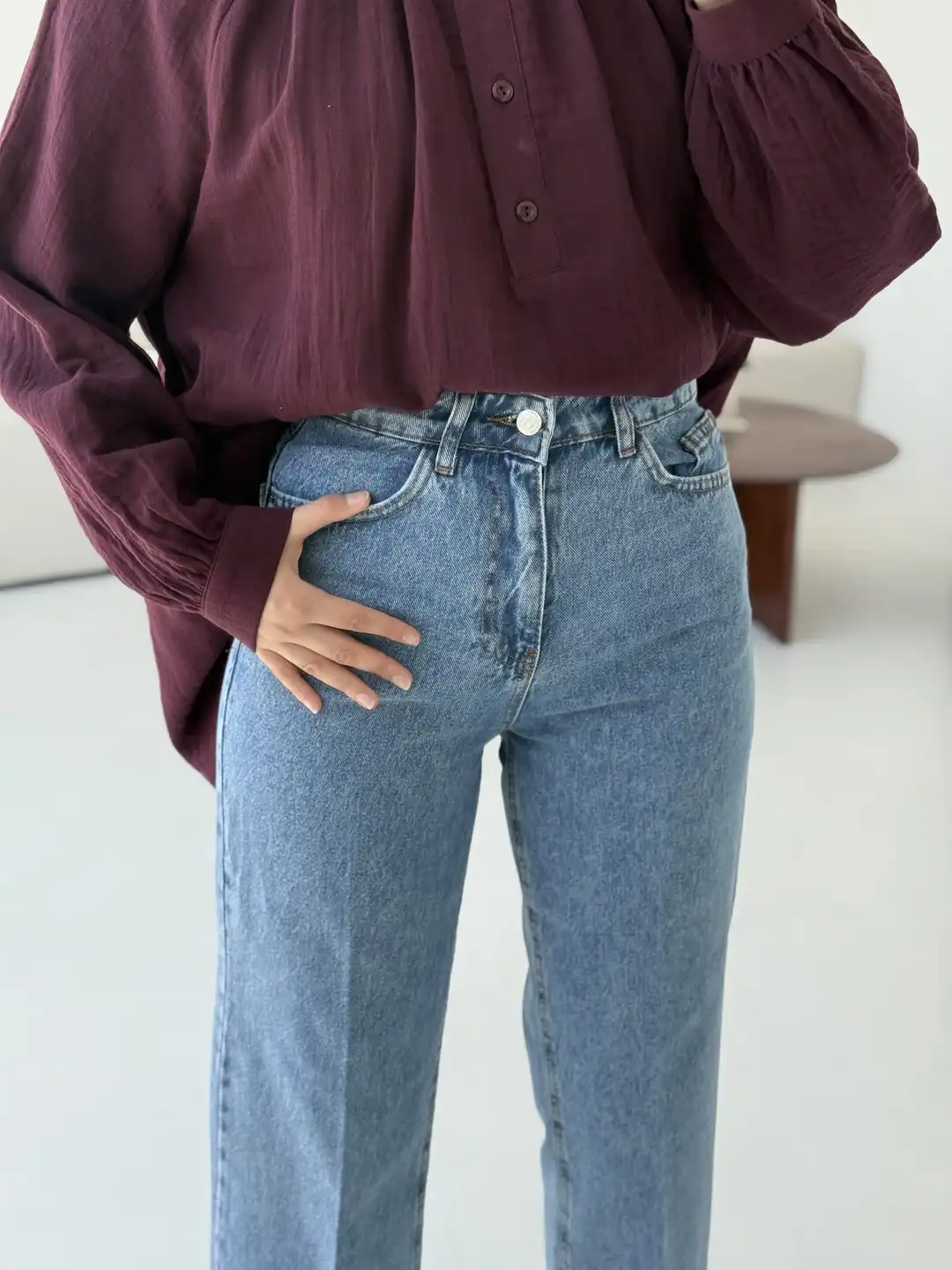 Premium Paçası Kesik Jean R79
