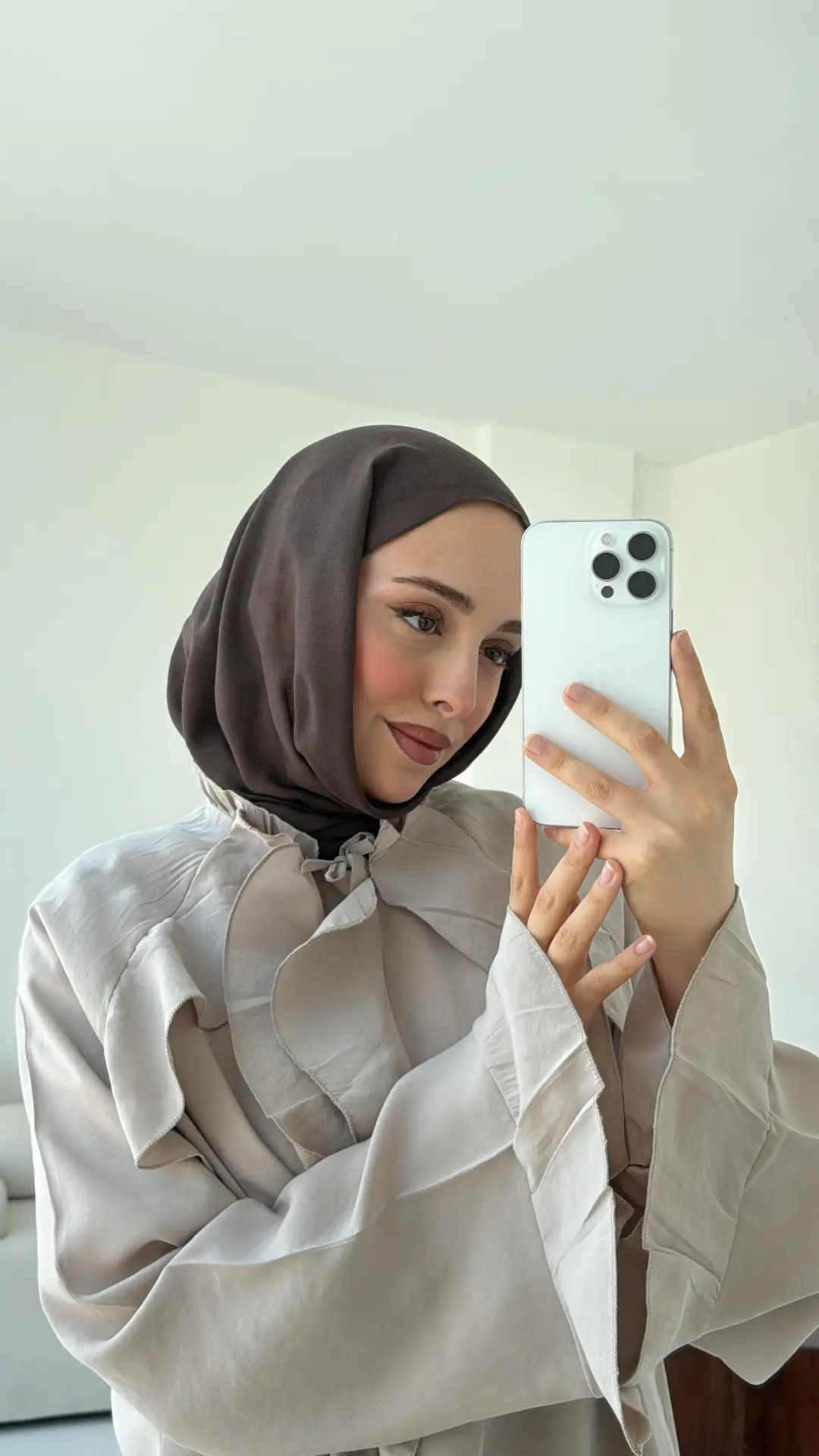 İspanyol Tencel Takım Bej