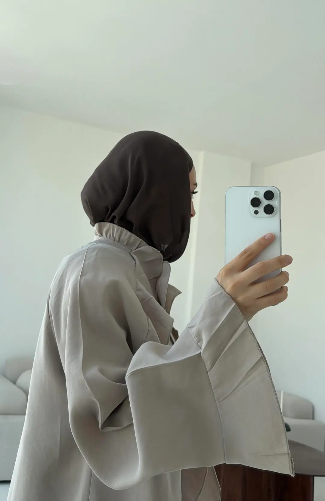 İspanyol Tencel Takım Bej