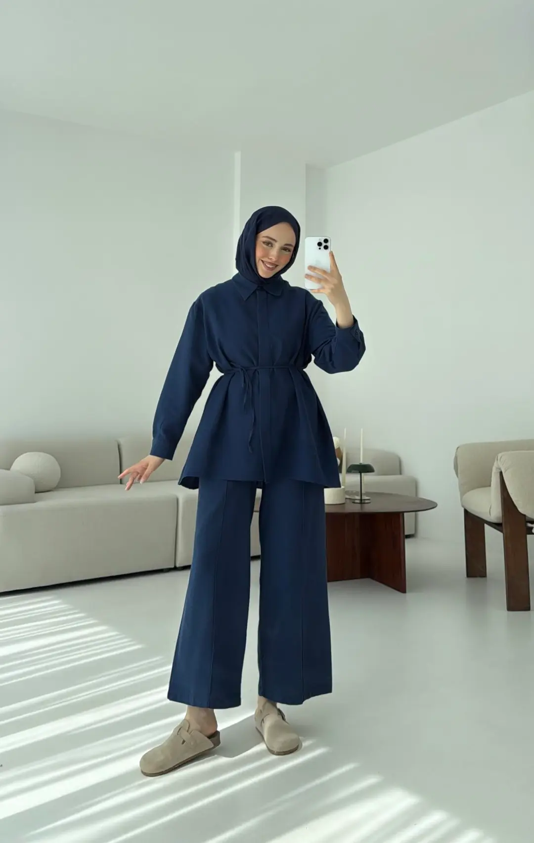 Lacivert Patlı Takım