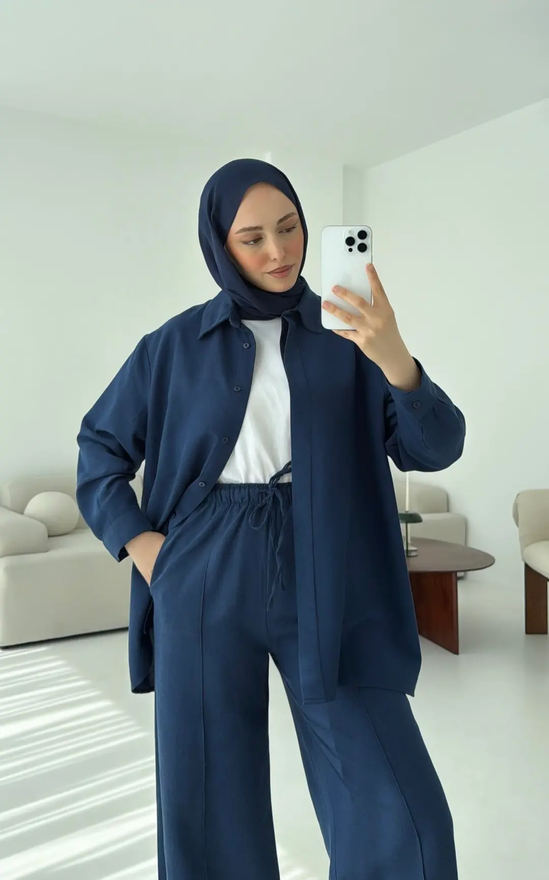 Lacivert Patlı Takım