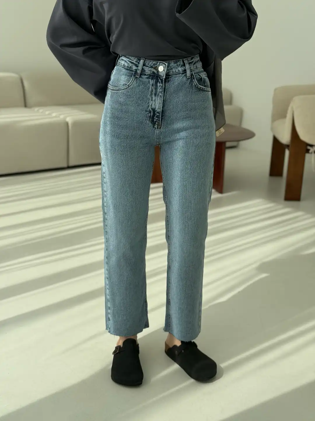 Premium Paçası Kesik Jean 276