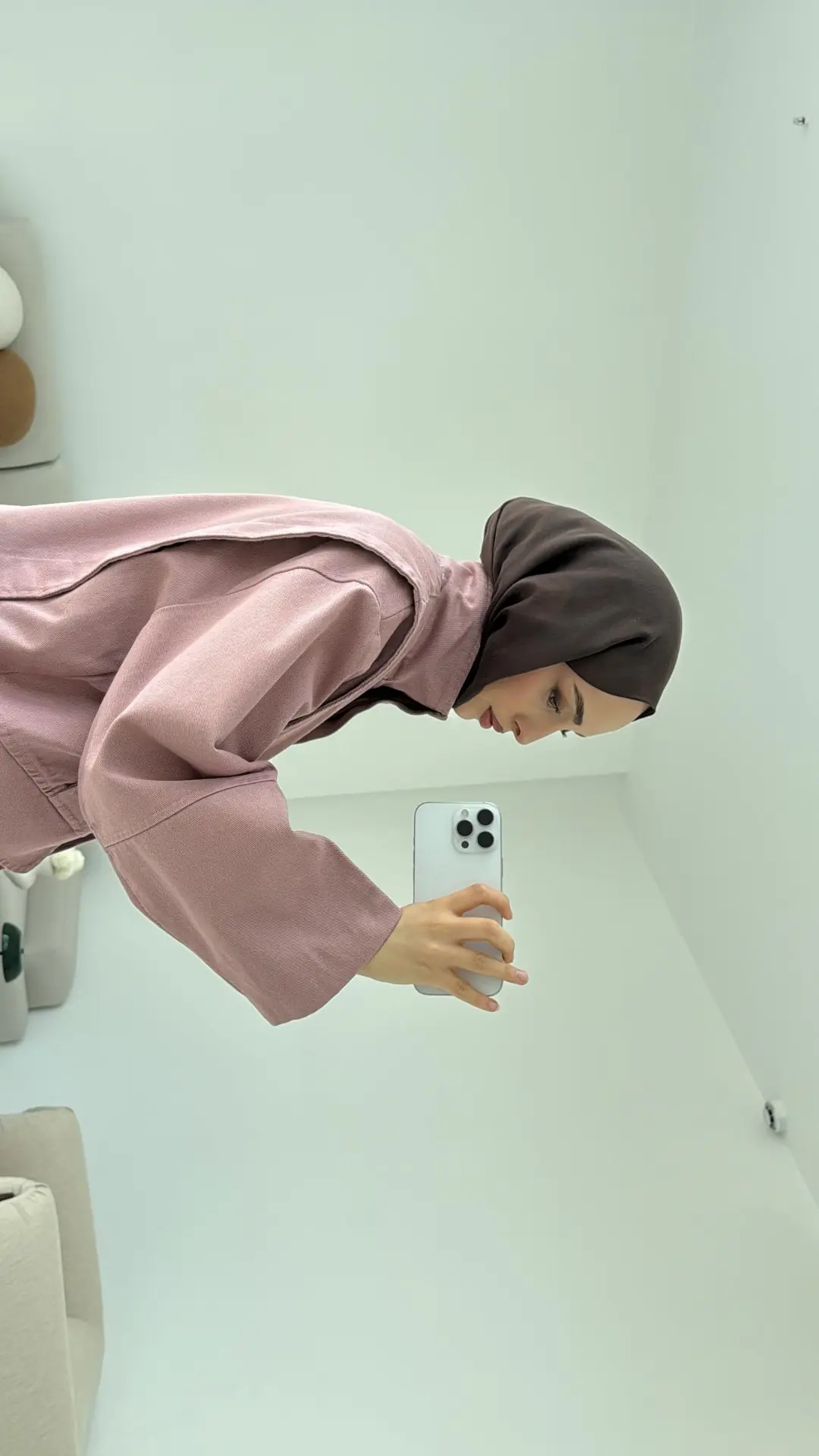 Premium Gabardin Tasarım Ceket Gül Kurusu