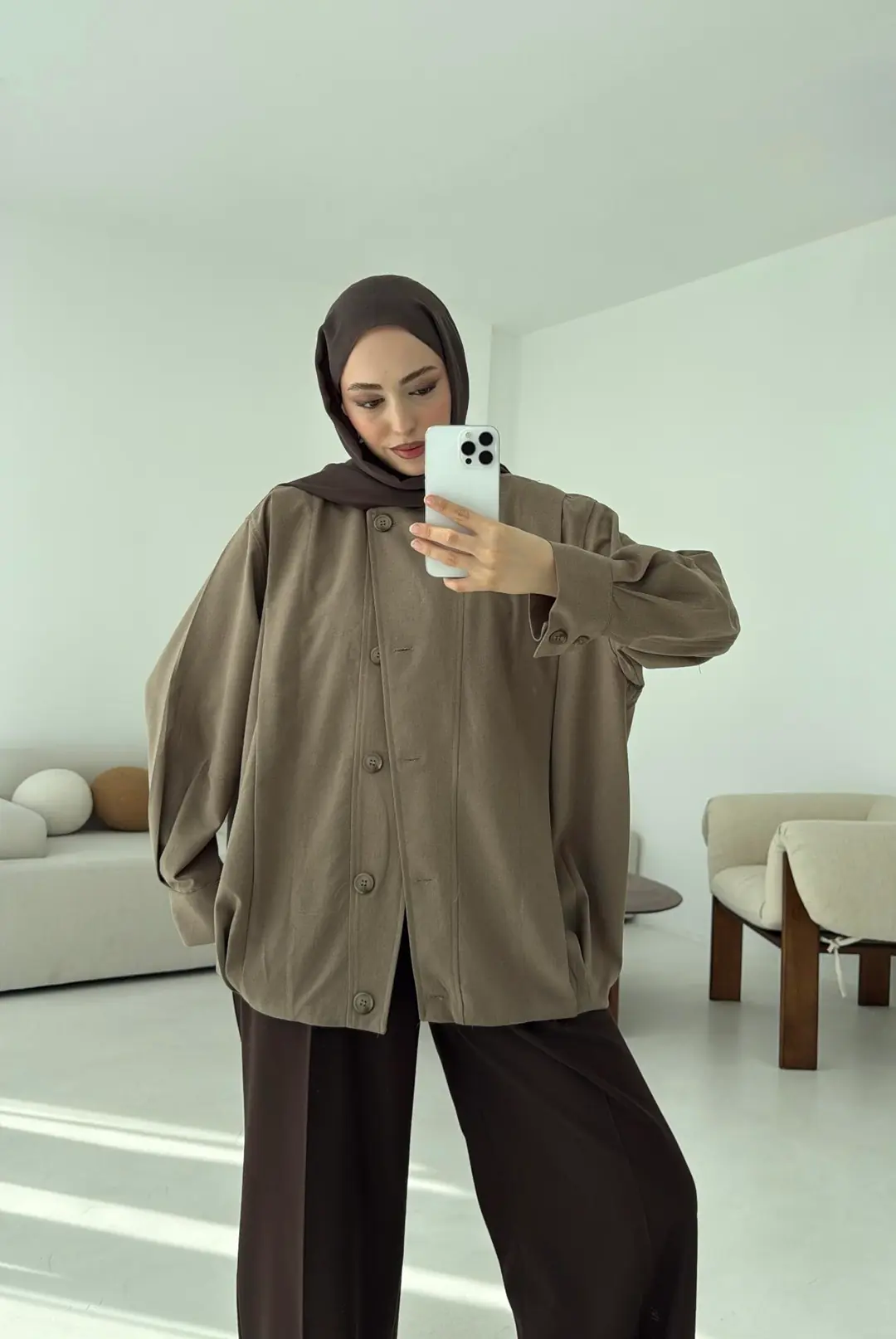 Tasarım ml Collection Ceket Vizon
