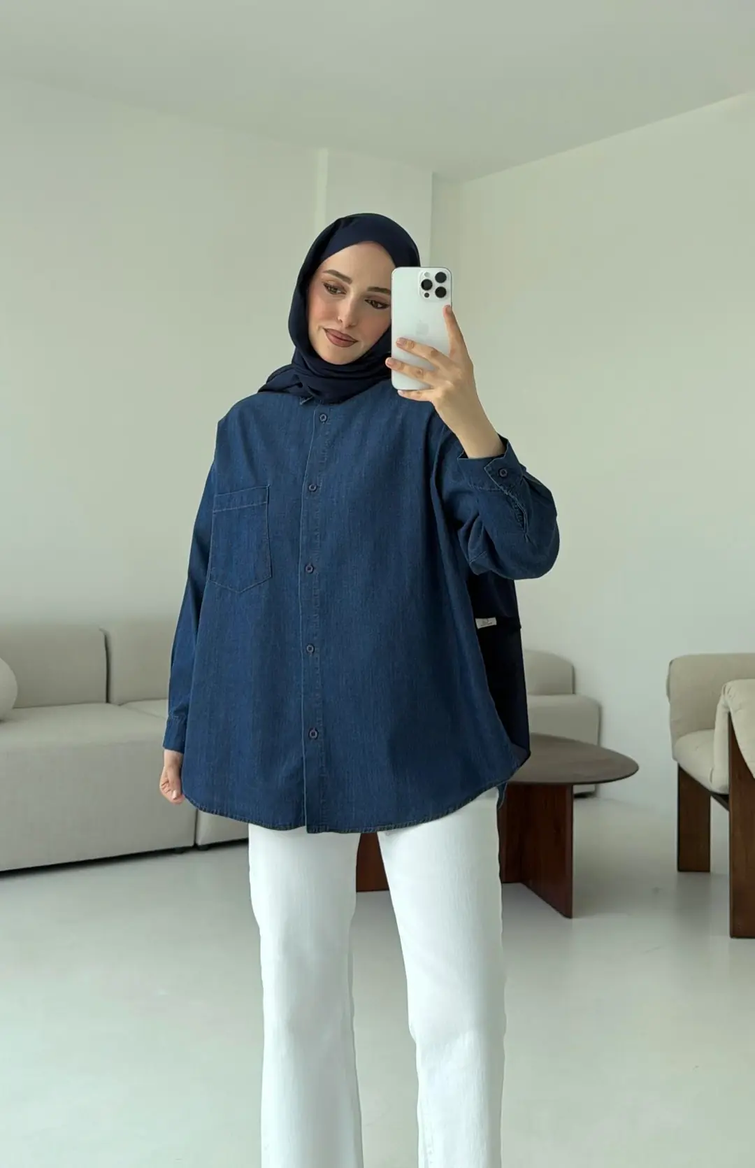 Tencel Denim Gomlek