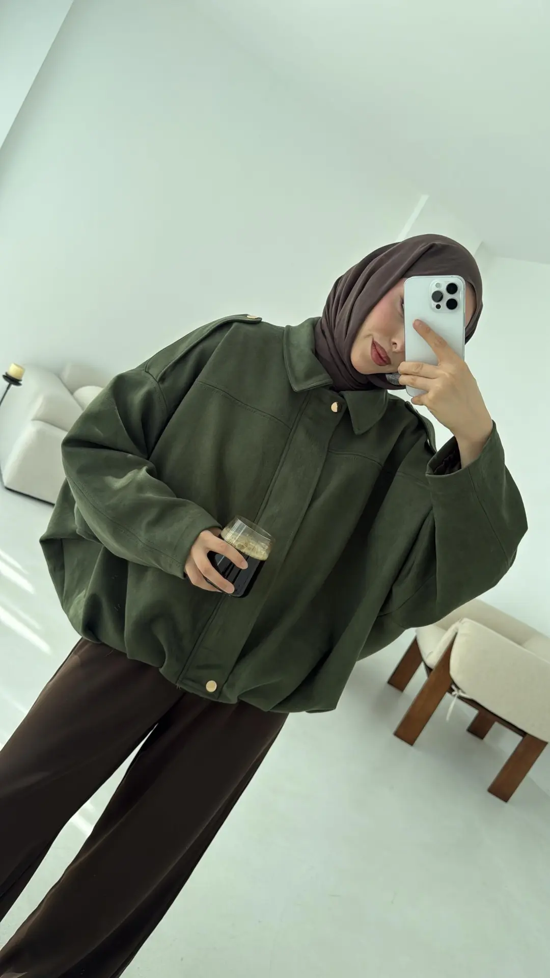 Süet Bomber Ceket