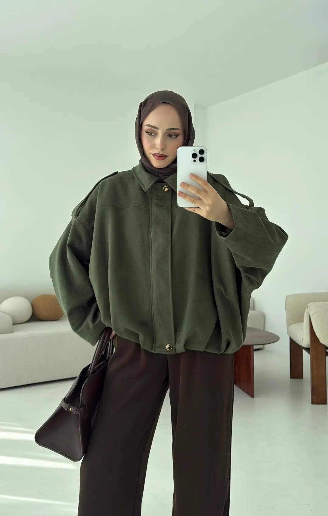 Süet Bomber Ceket