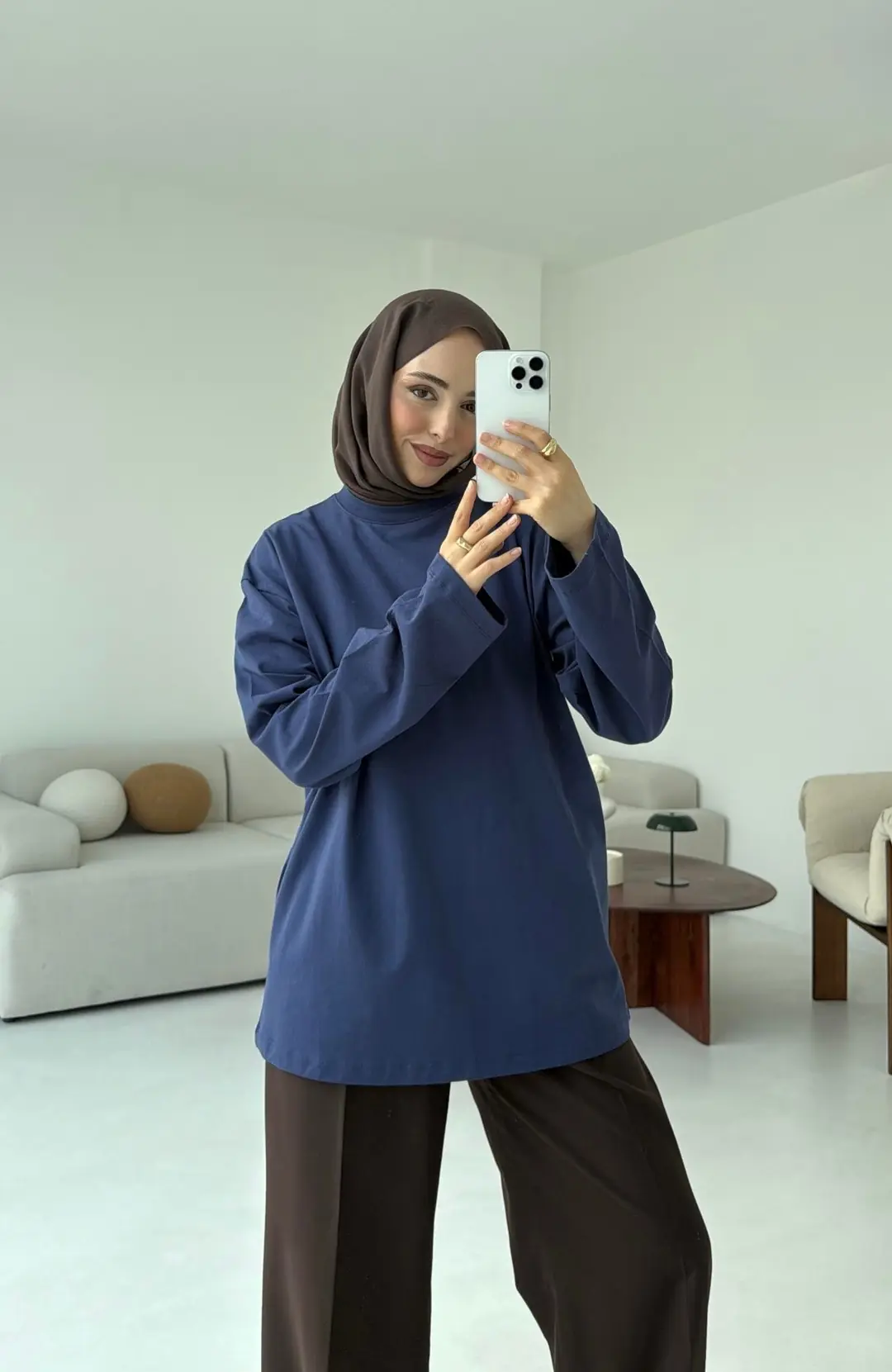 Basıc Sweatshirt Lacivert
