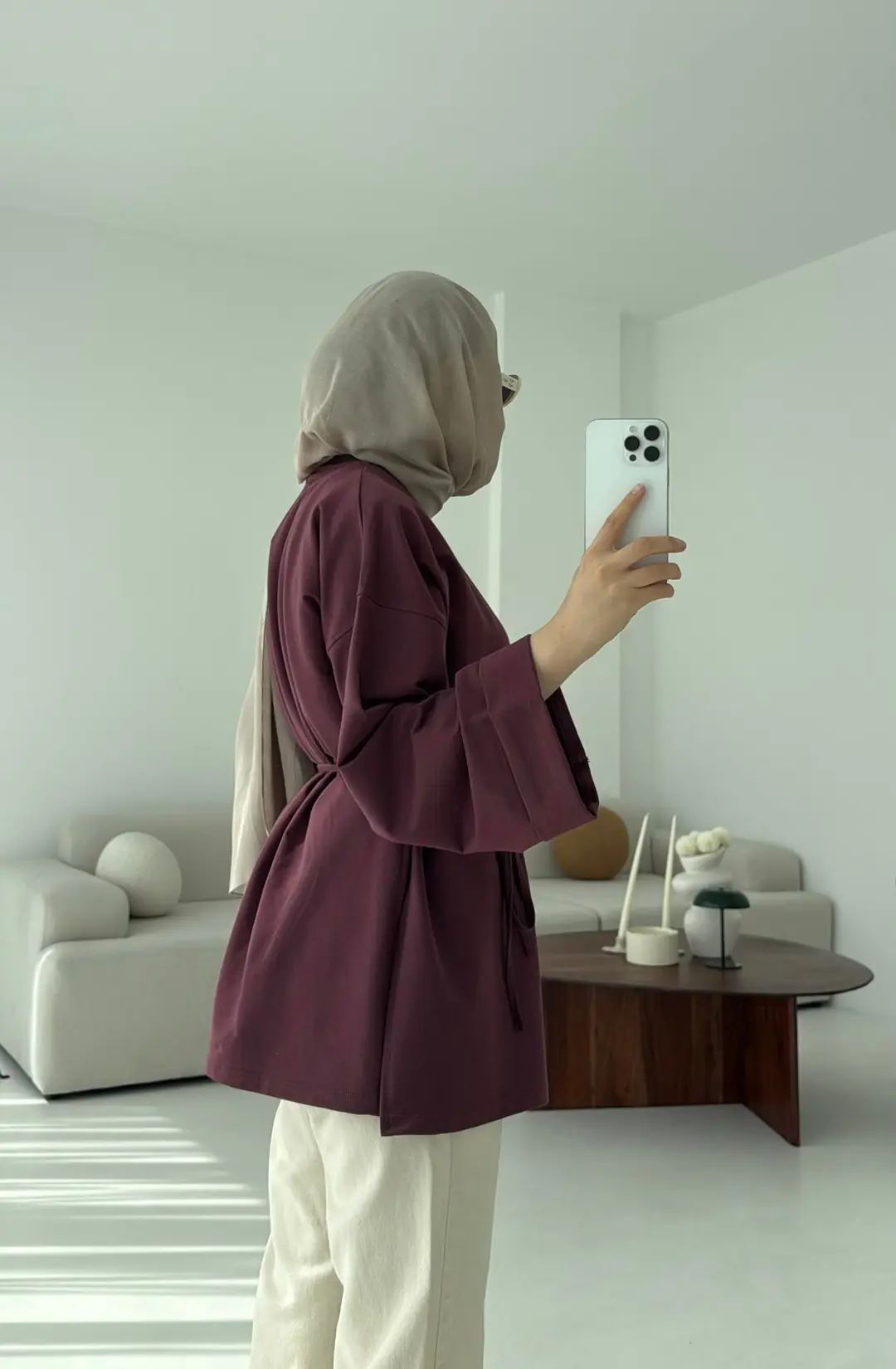 Bağlamalı Yanı Yırtmaç Detay Sweat