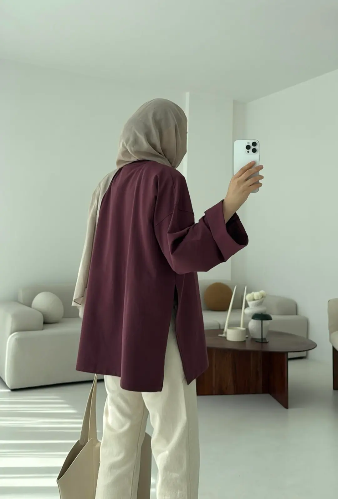 Bağlamalı Yanı Yırtmaç Detay Sweat