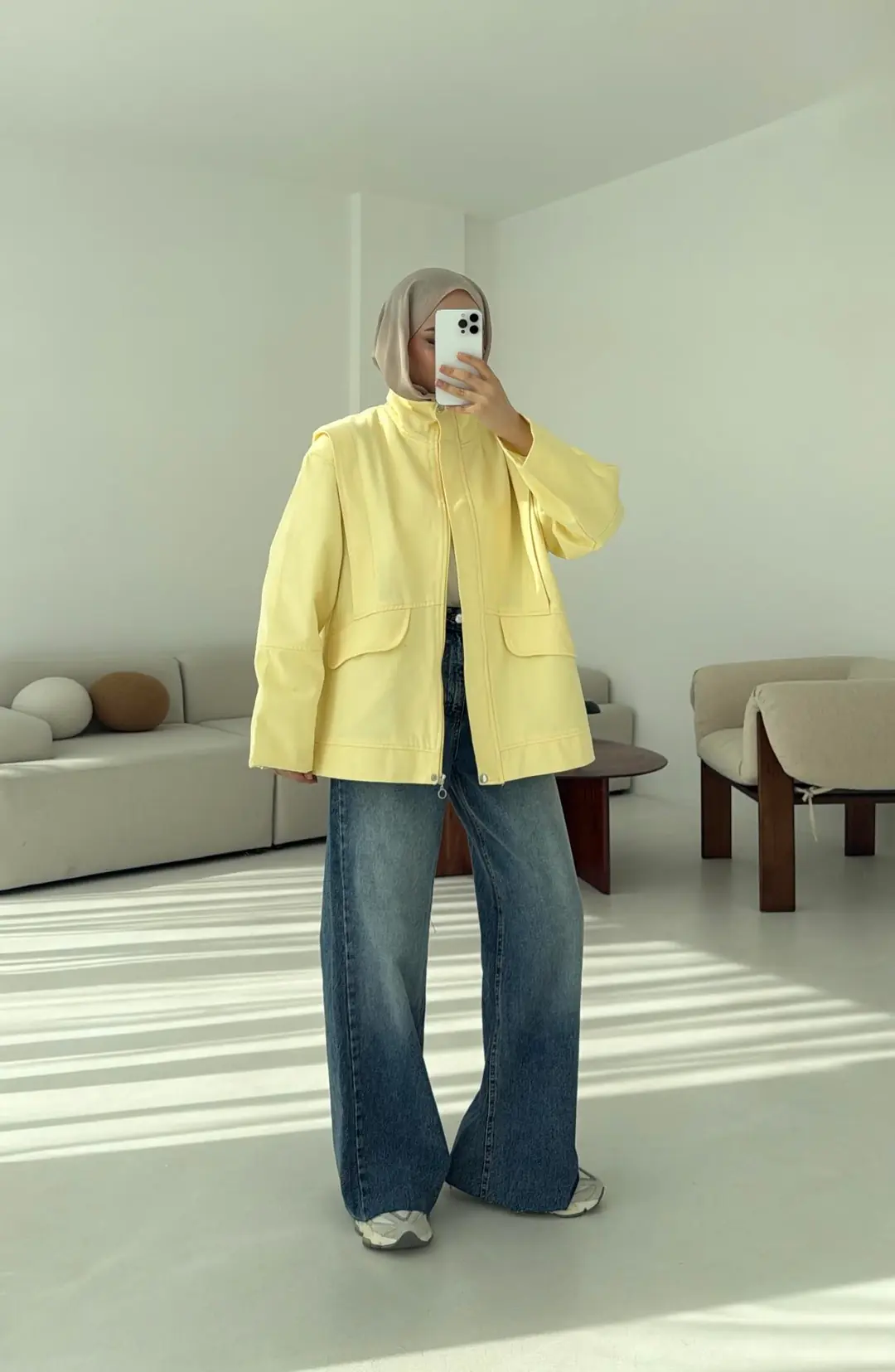 Premium Gabardin Tasarım Ceket Sarı
