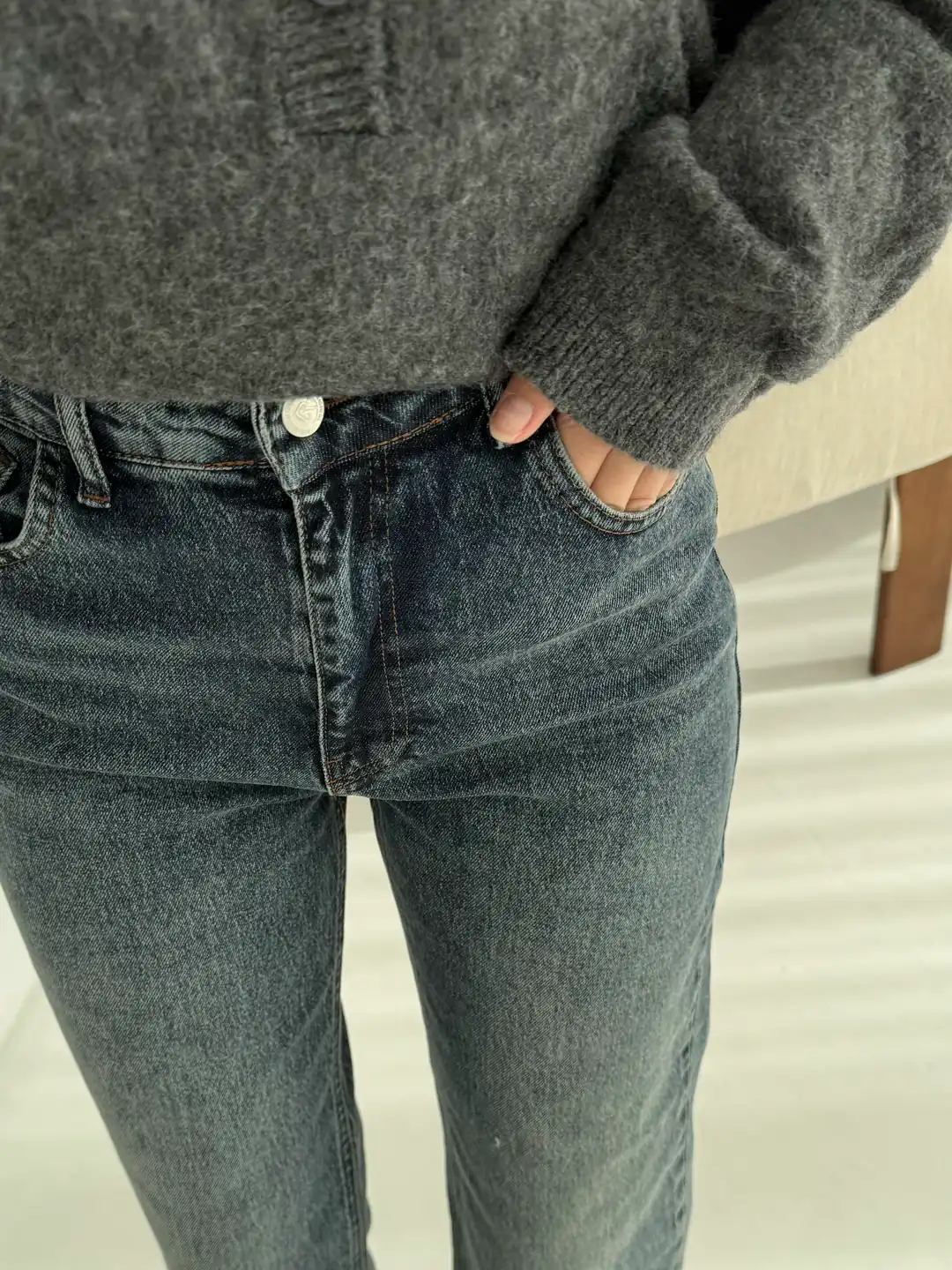 Premium Paçası Kesik Jean 146