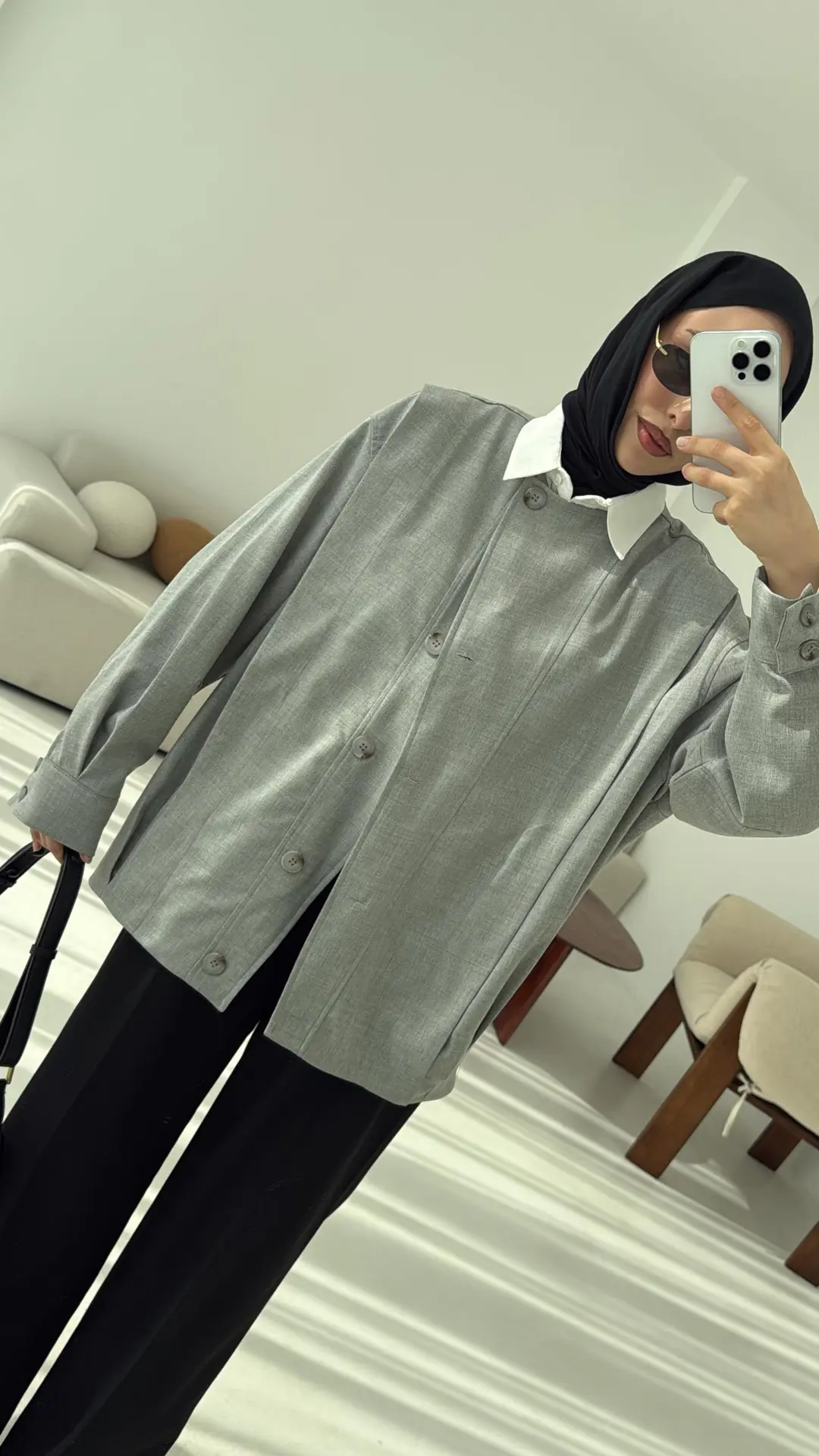 Tasarım ml Collection Ceket Gri
