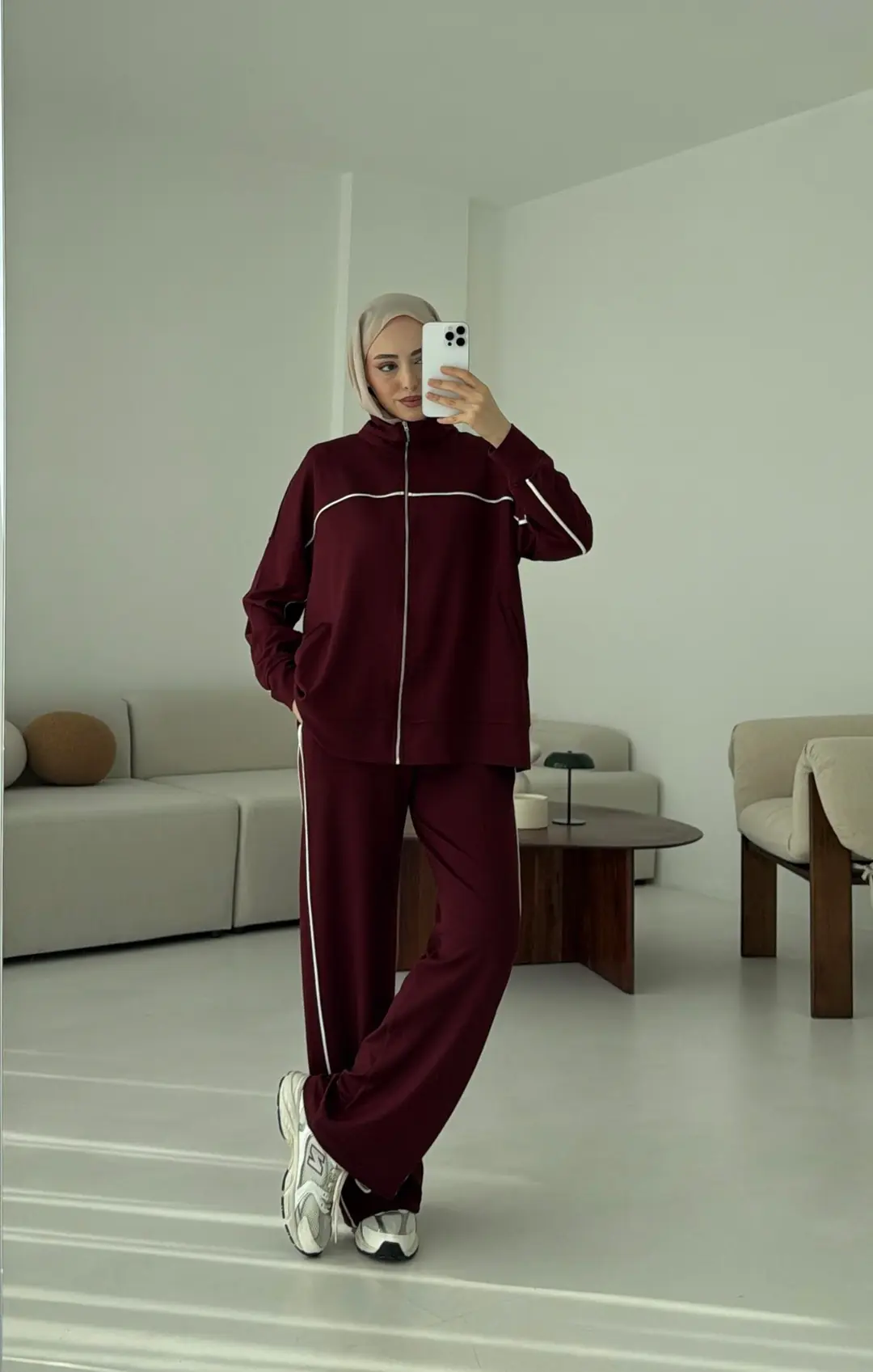 Garnili Oysho Takım Bordo