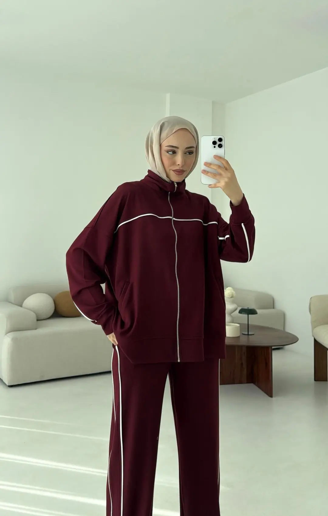 Garnili Oysho Takım Bordo