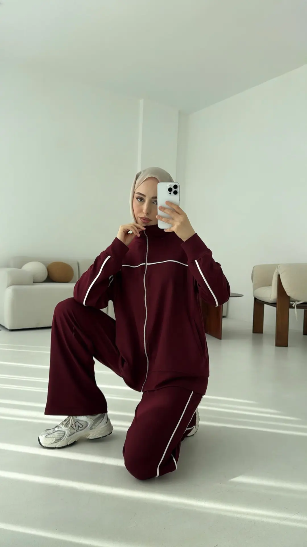 Garnili Oysho Takım Bordo
