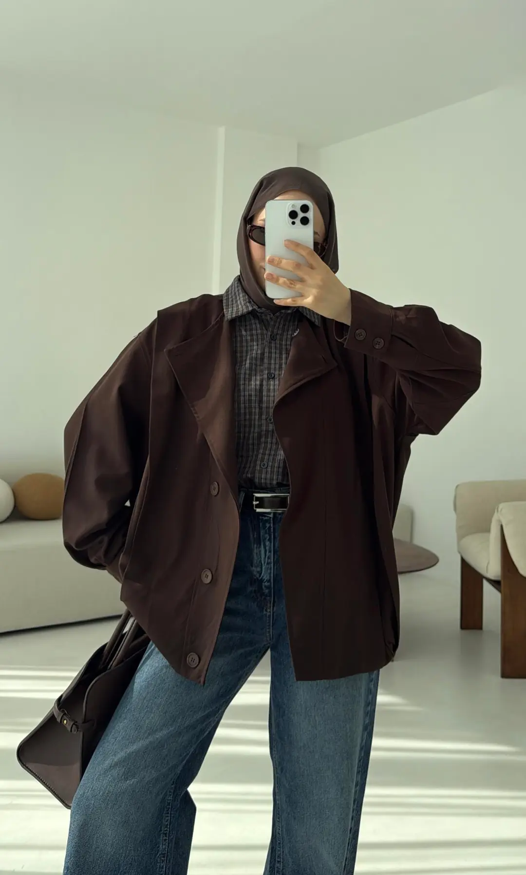 Tasarım ml Collection Ceket Kahve