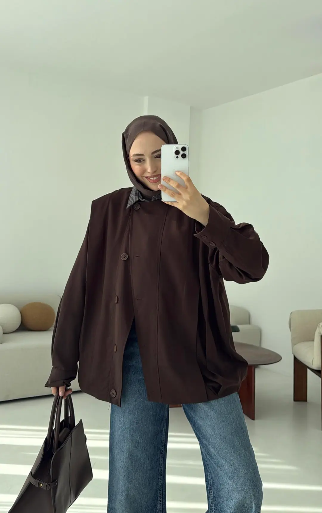 Tasarım ml Collection Ceket Kahve
