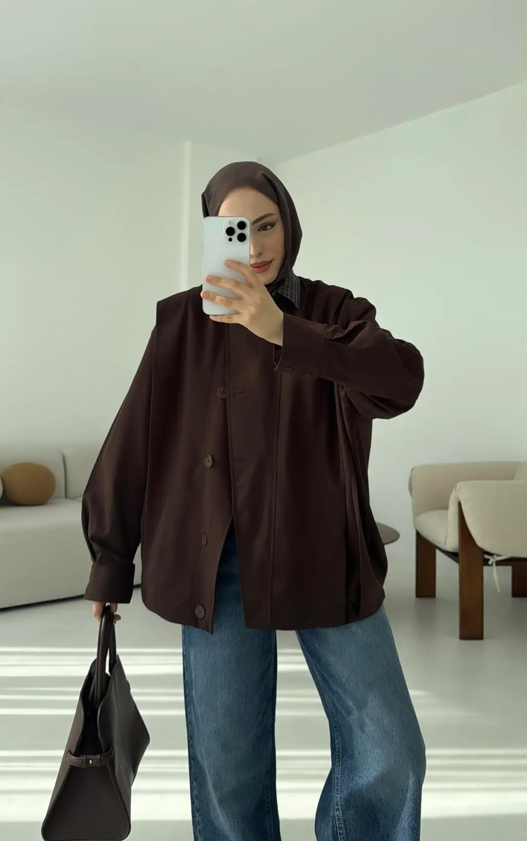 Tasarım ml Collection Ceket Kahve