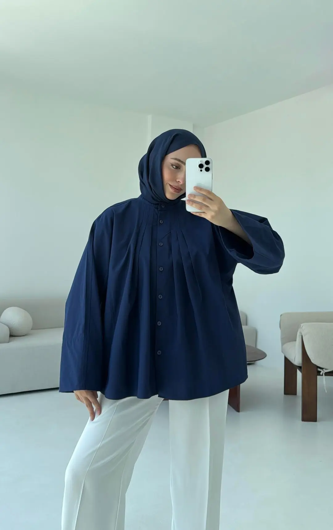 Lena Gömlek Lacivert