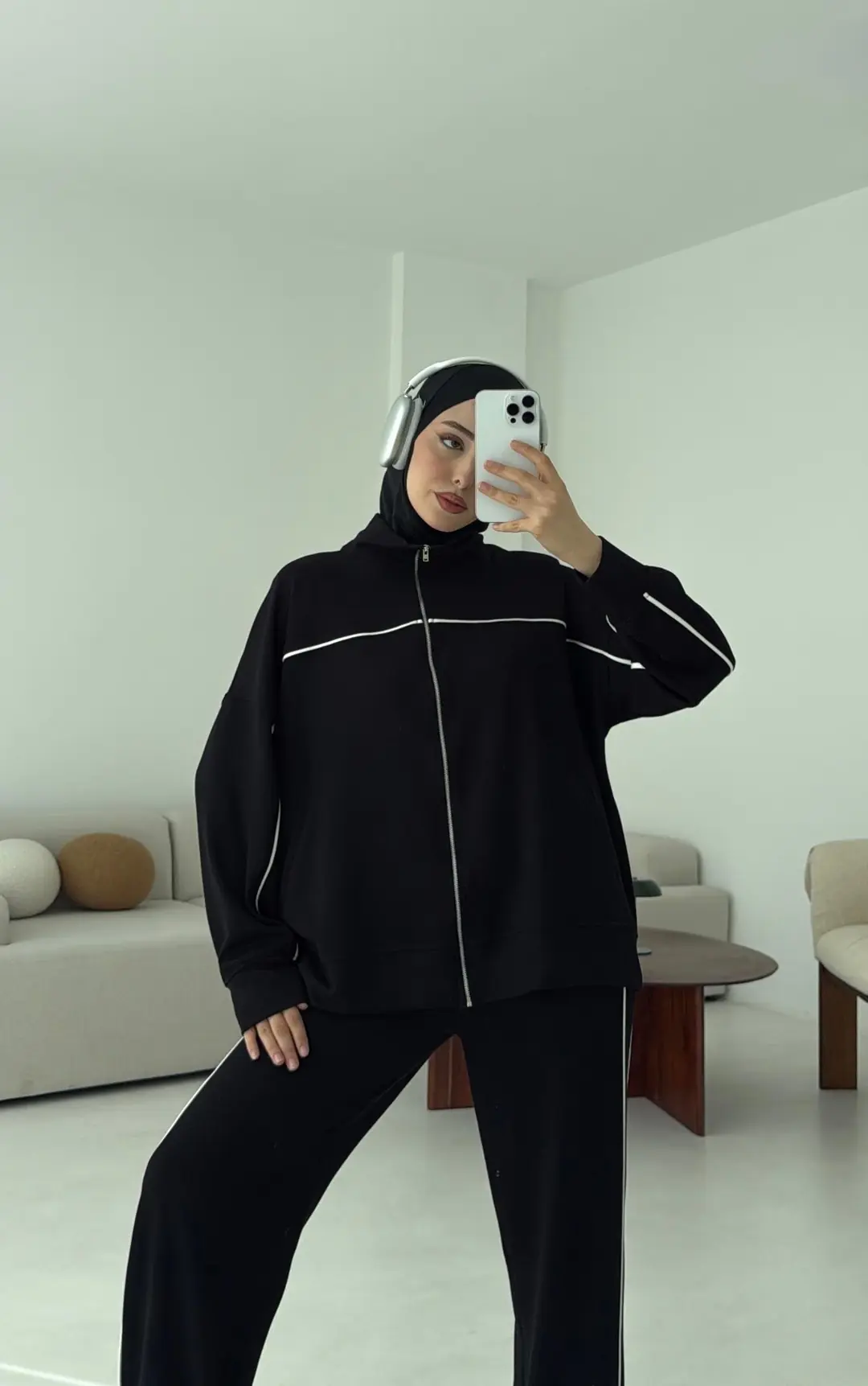 Garnili Oysho Takım Siyah