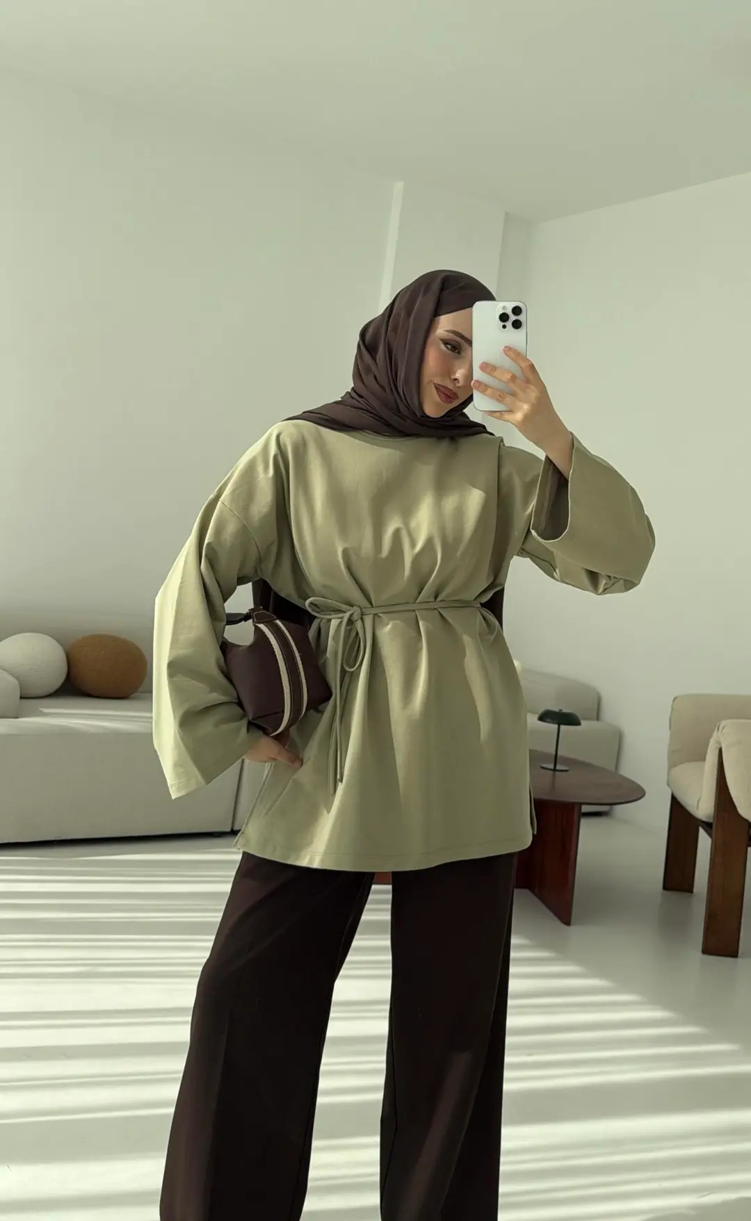 İki iplik Baglamalı Bluz Cagla