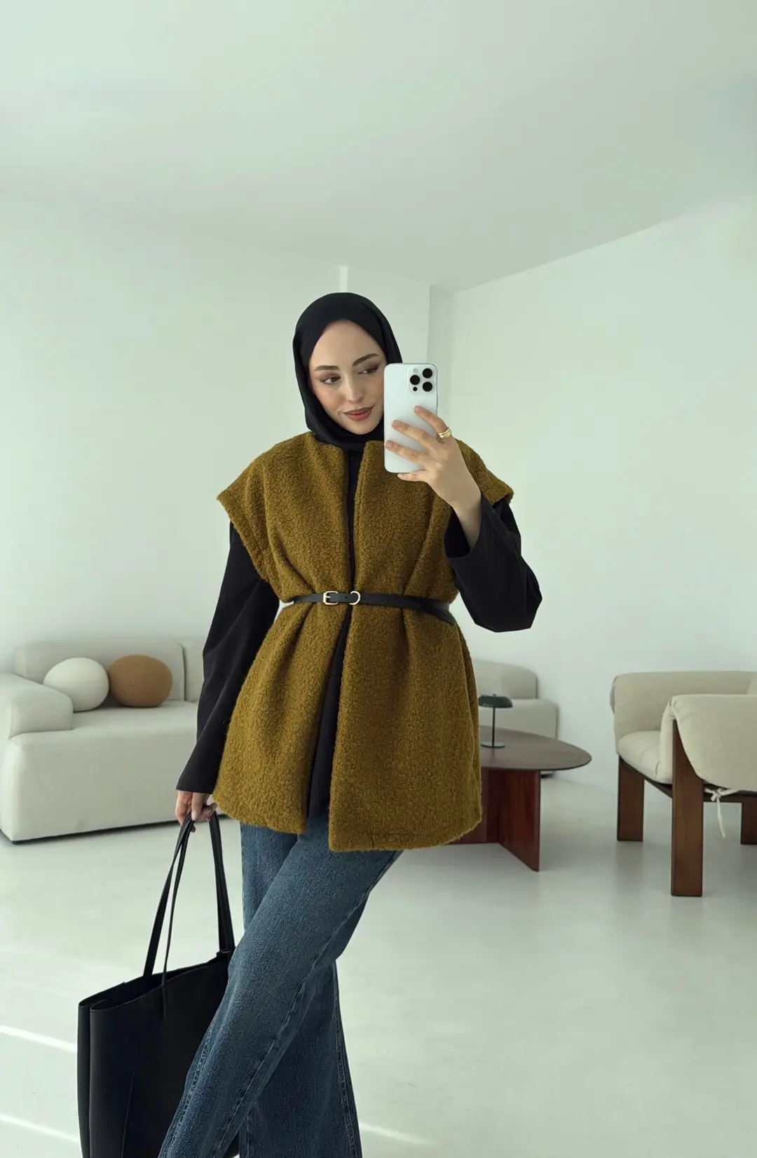 Buklet Yelek Olive