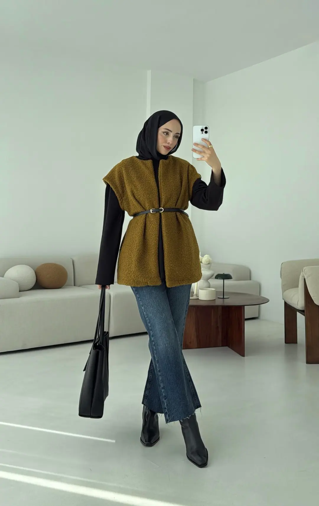 Buklet Yelek Olive