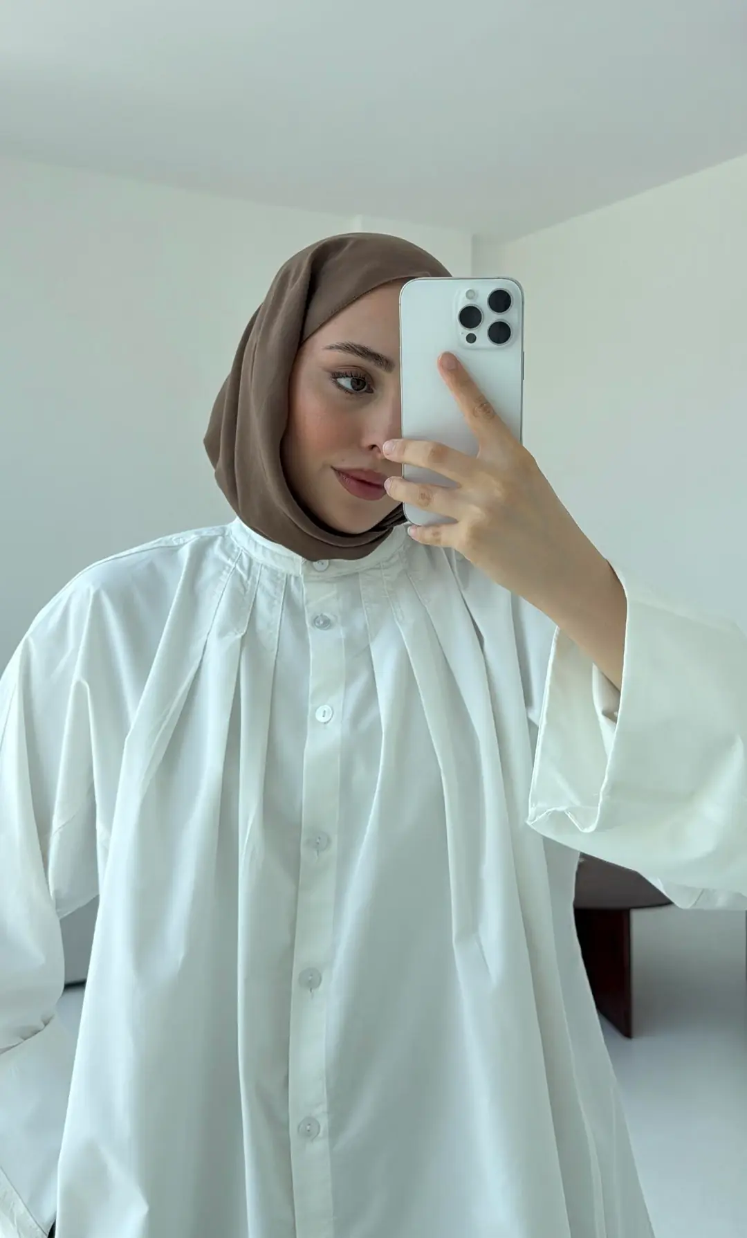 Lena Gömlek Beyaz
