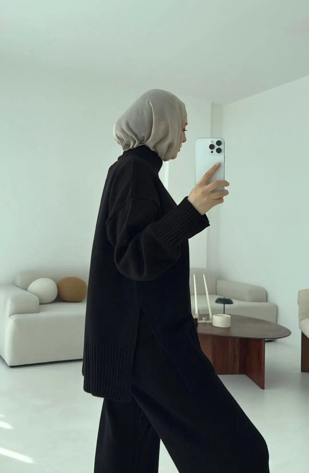 Tek Yaka Takım Siyah