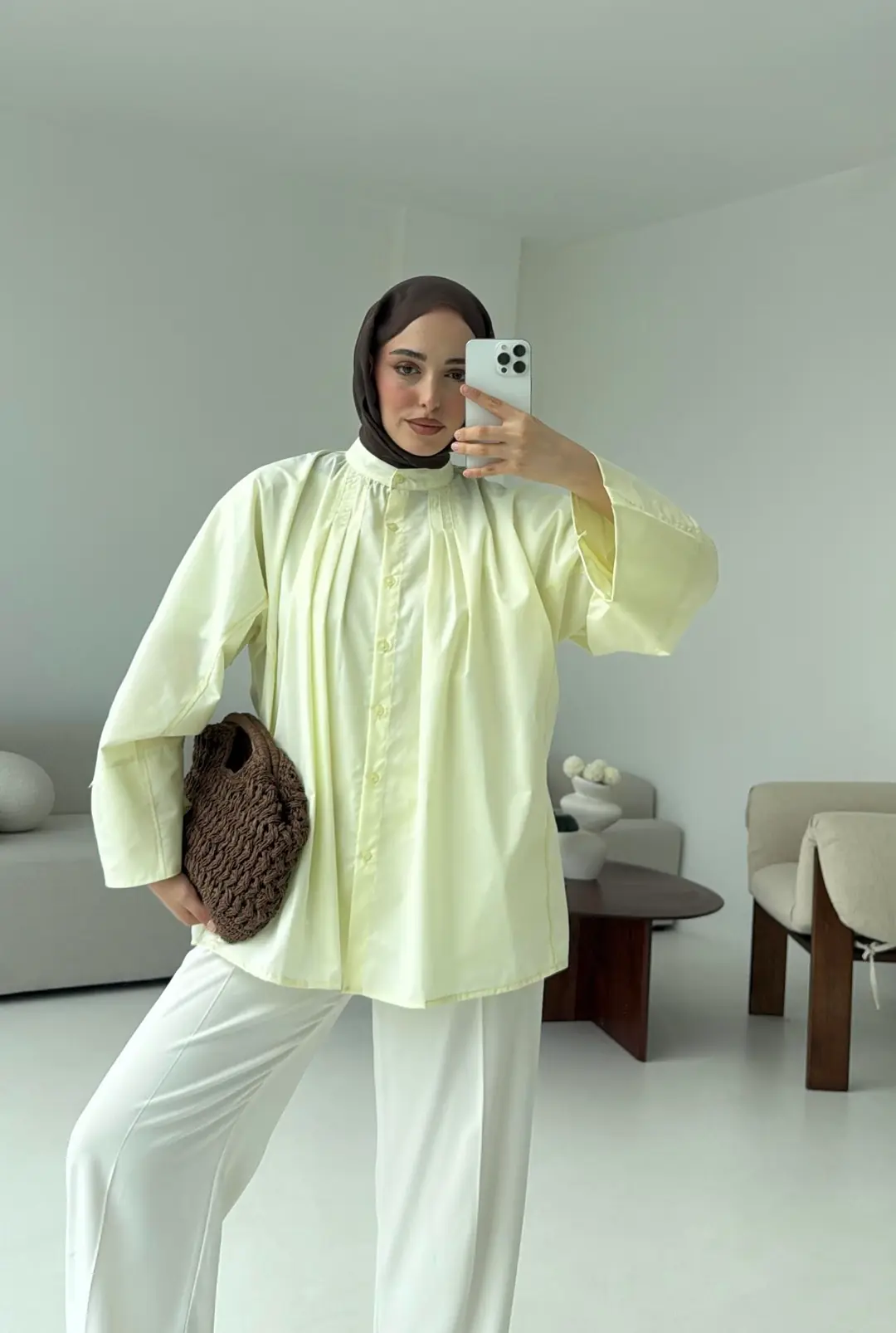 Lena Gömlek Sarı