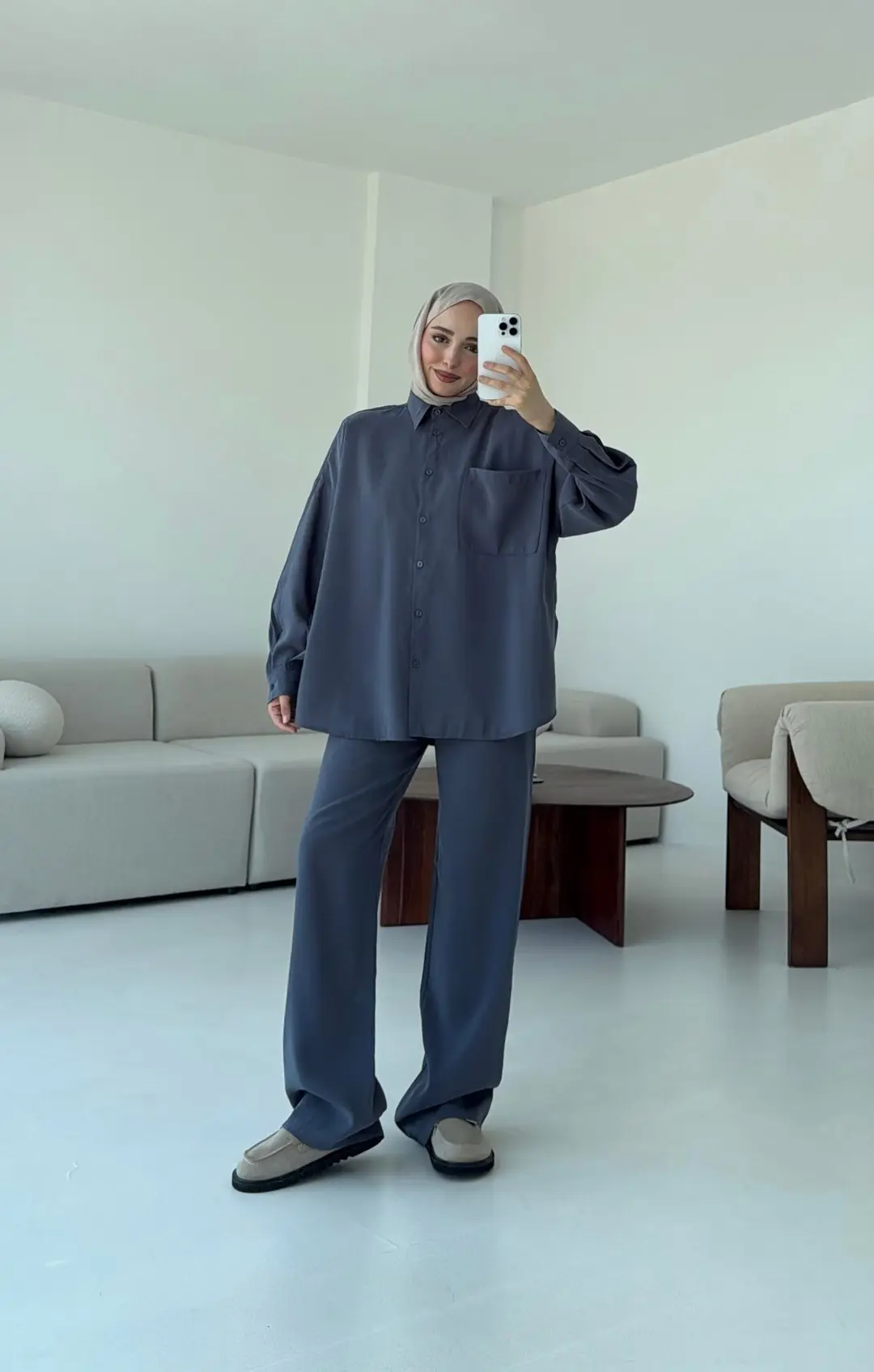 Eliza Takım Gri