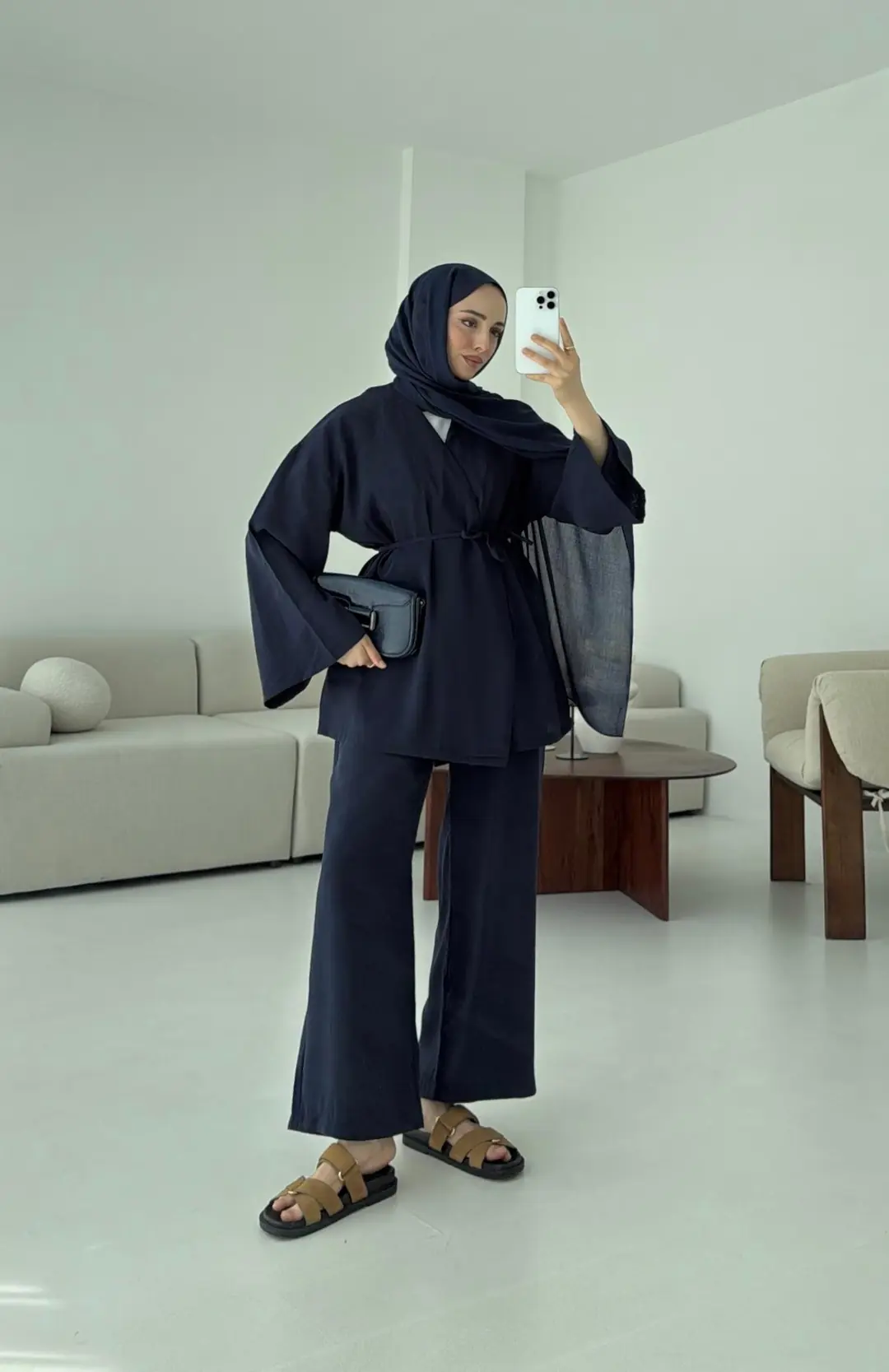 Bluz Biyeli Pantolon Takım Lacivert