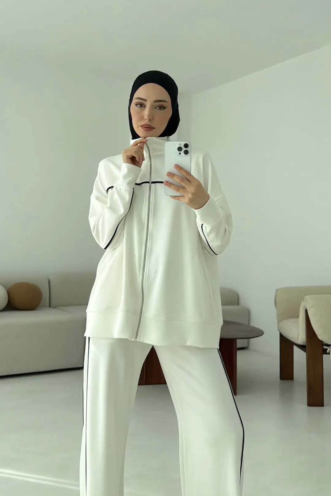 Garnili Oysho Takım Beyaz