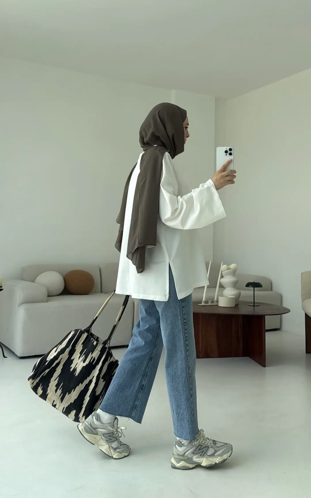 İki iplik Baglamalı Bluz Beyaz