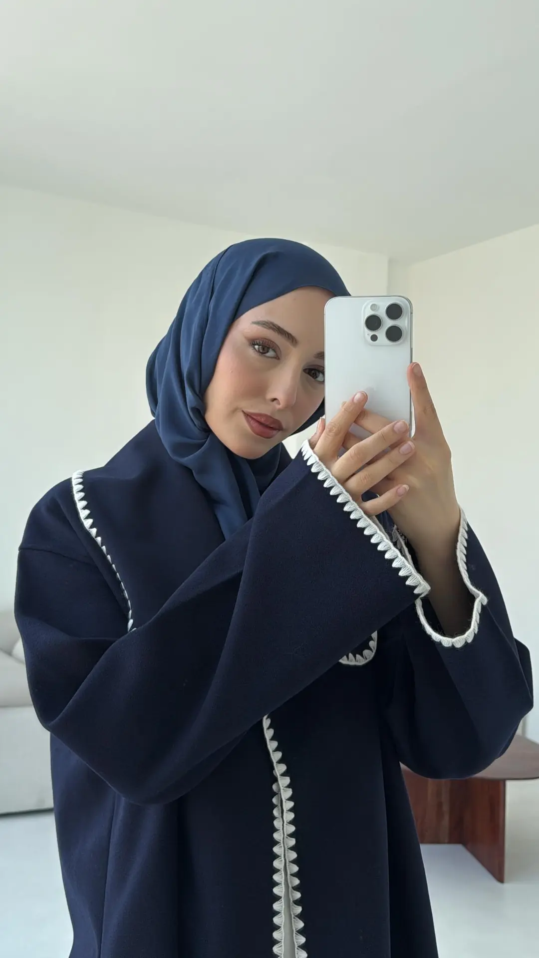 Dikişli Kaşe Ceket Lacivert