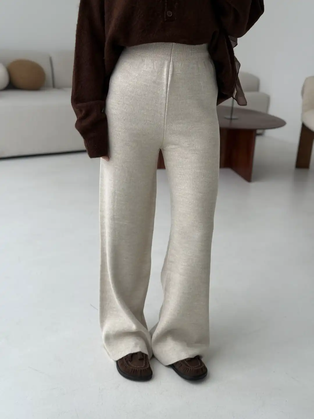 Triko Pantolon Bej