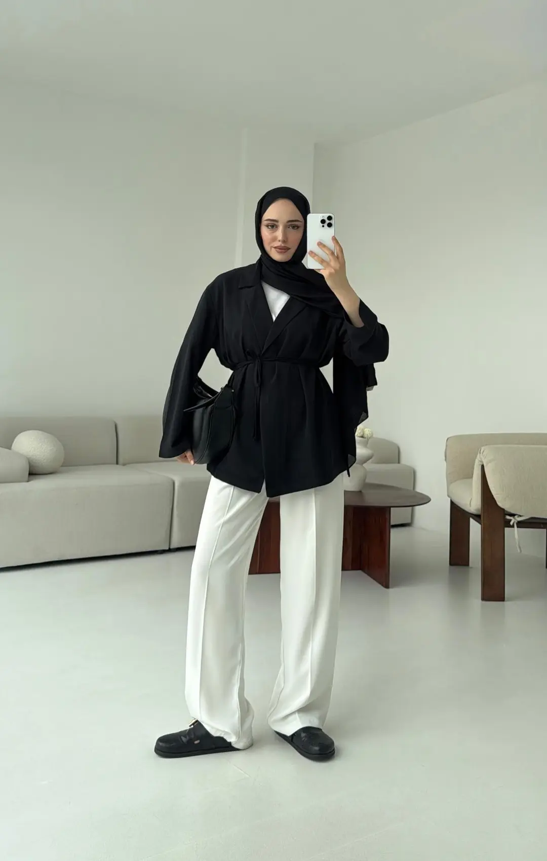 Tencel Ceket Siyah