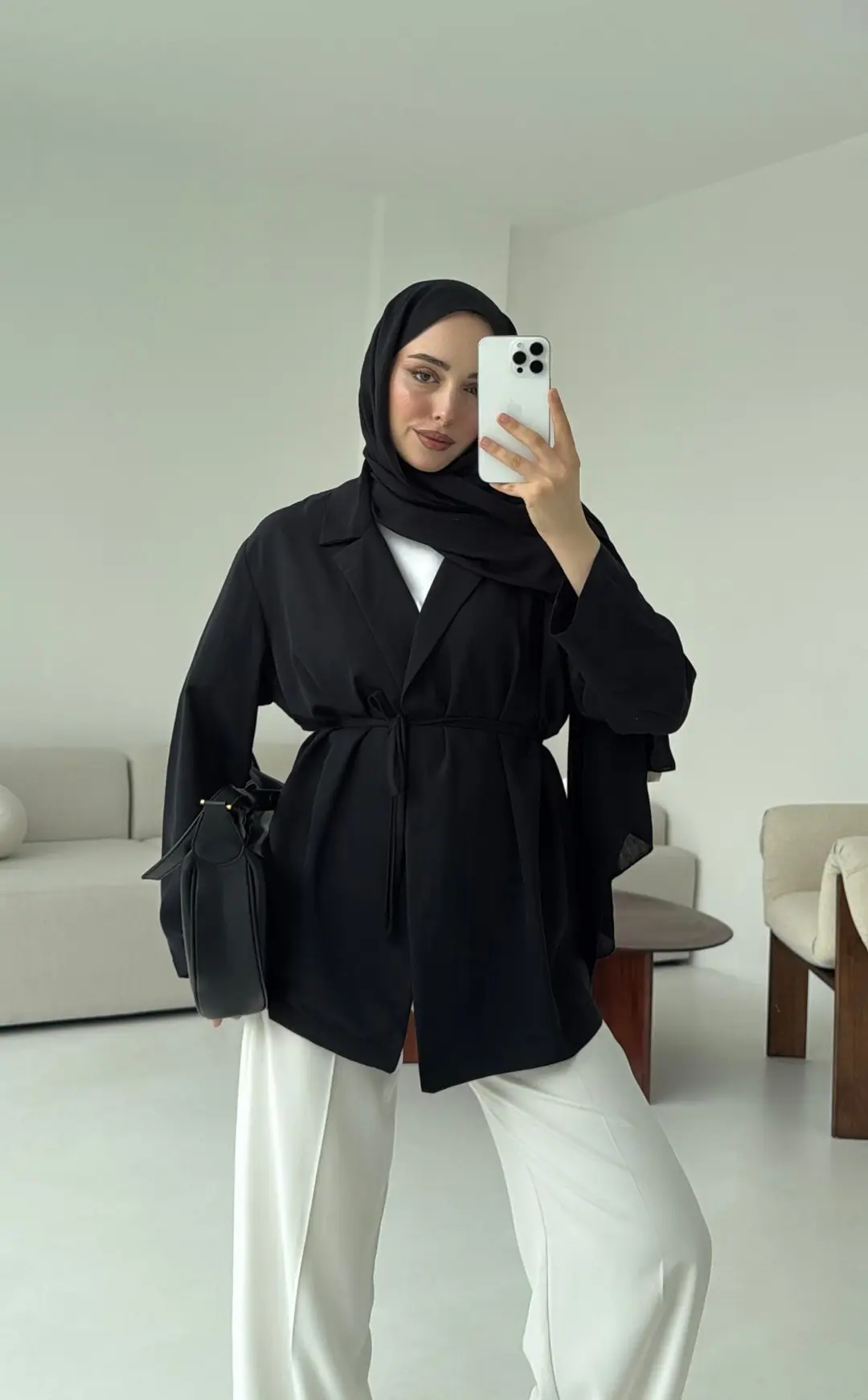 Tencel Ceket Siyah
