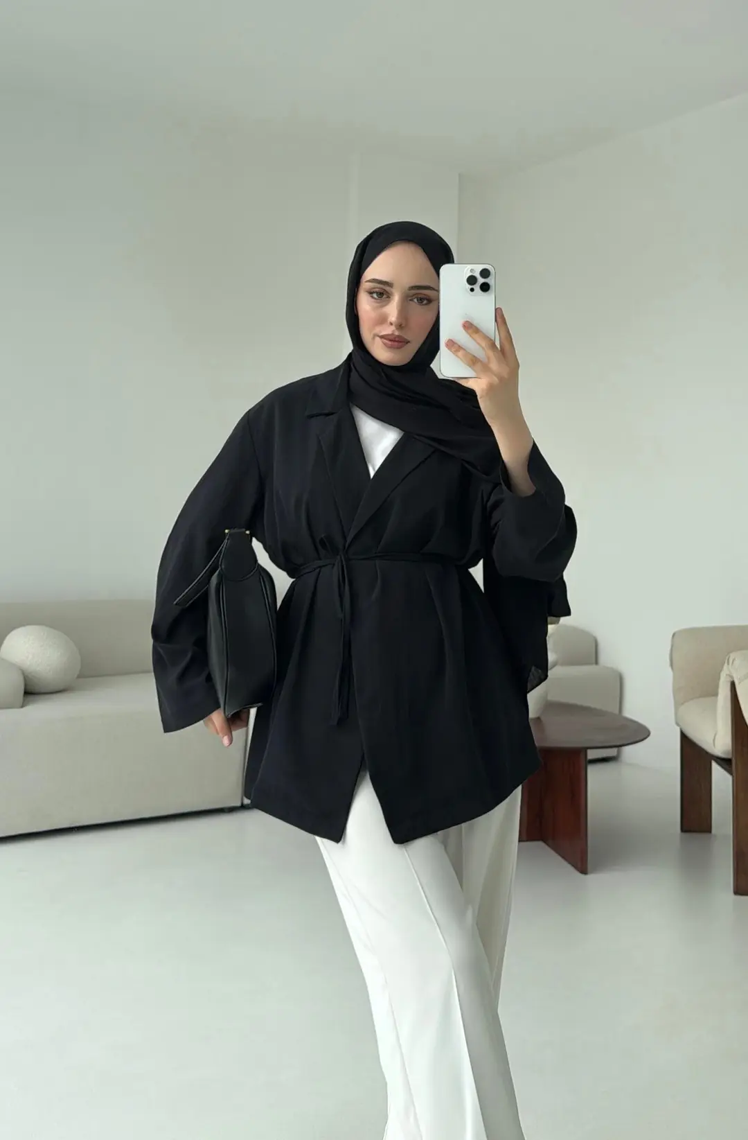 Tencel Ceket Siyah