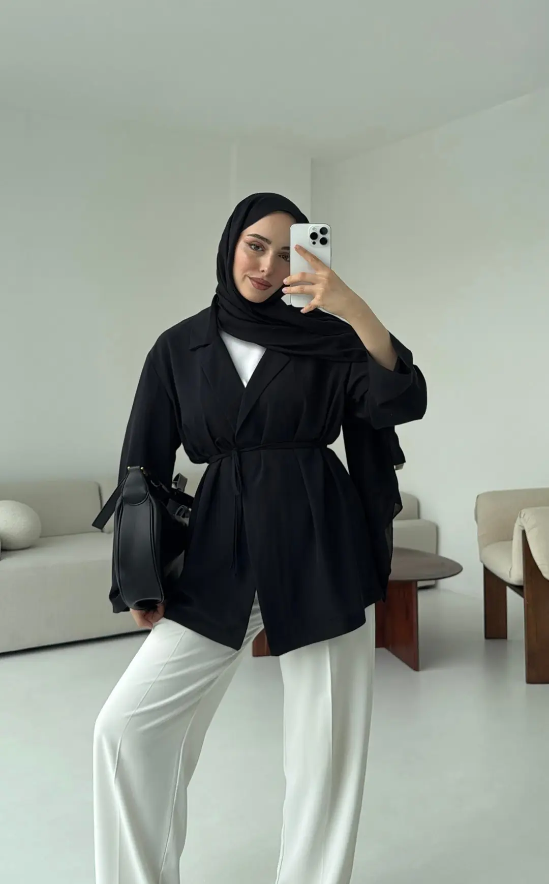 Tencel Ceket Siyah