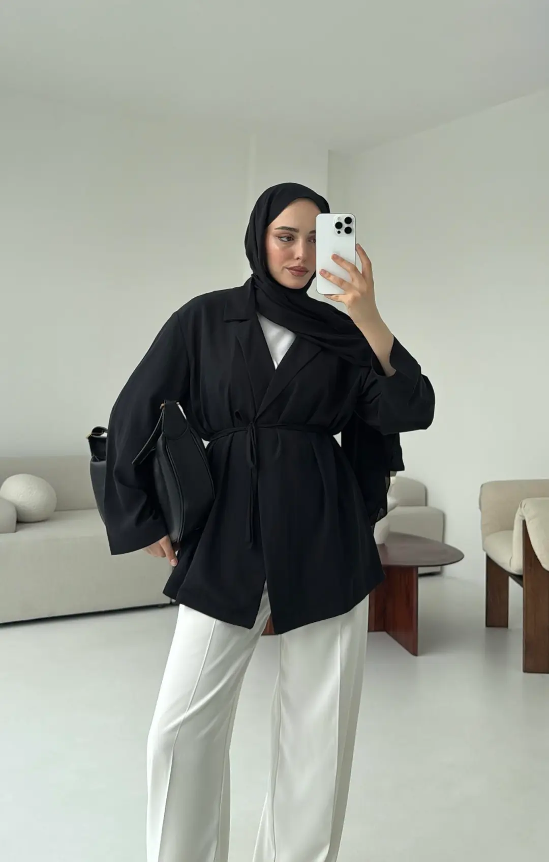 Tencel Ceket Siyah