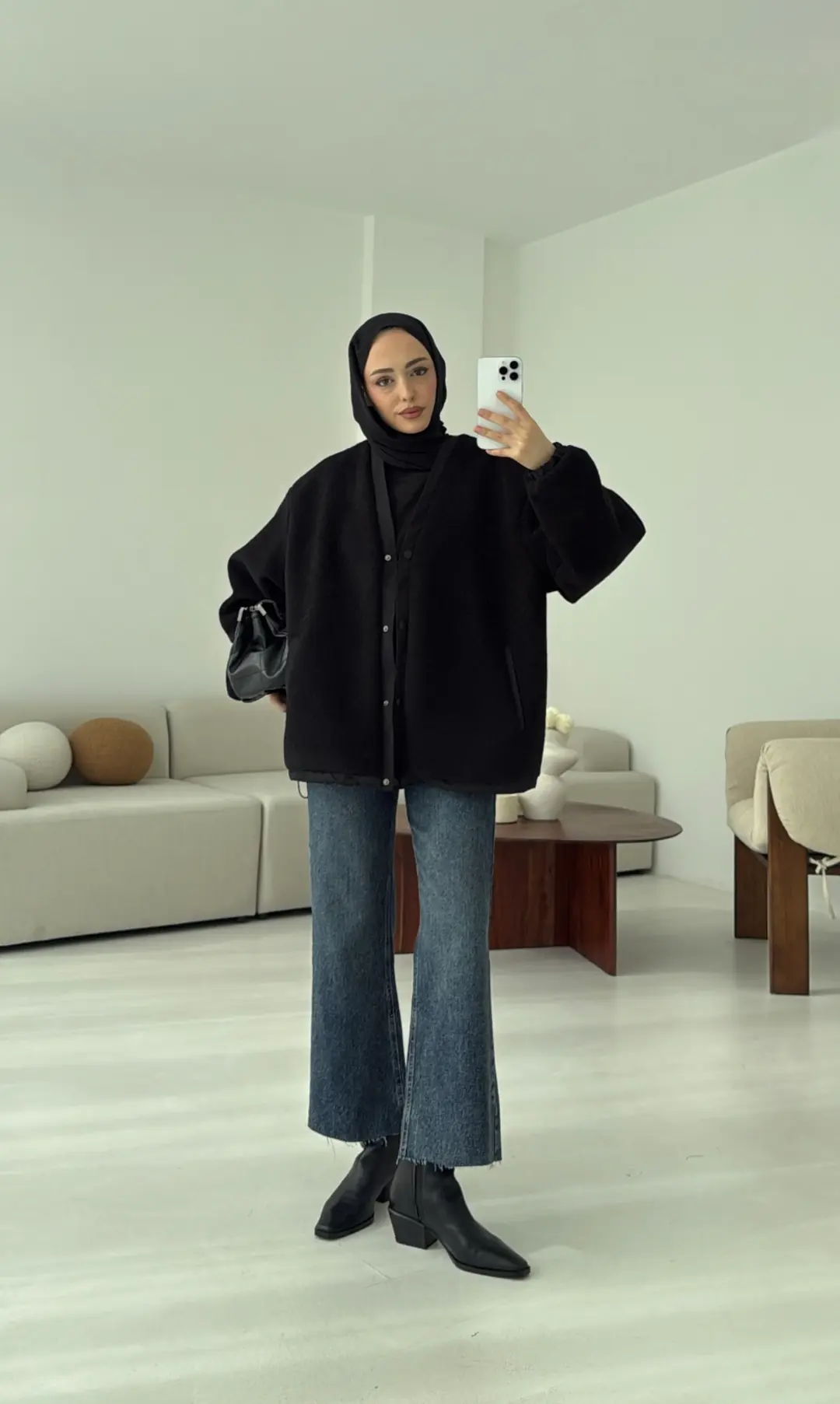 Buklet Bomber Ceket Siyah