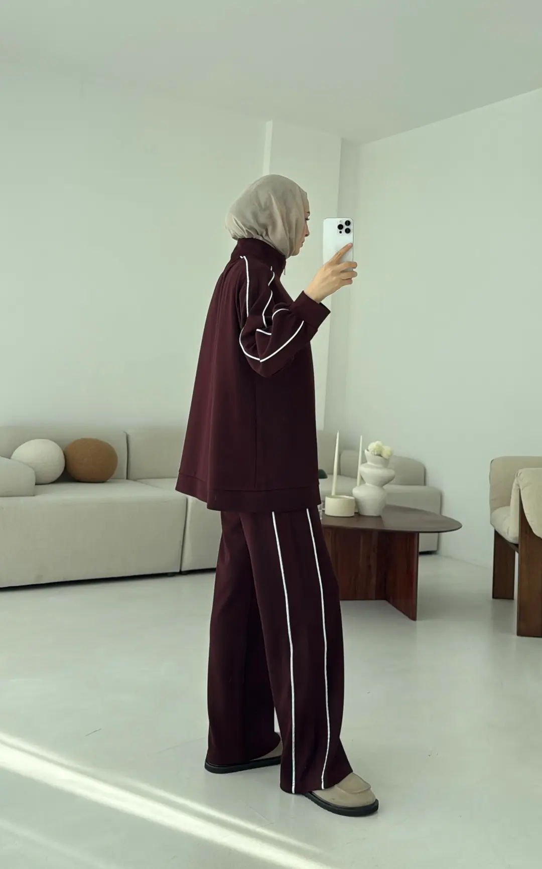 Garnili Oysho Takım Bordo