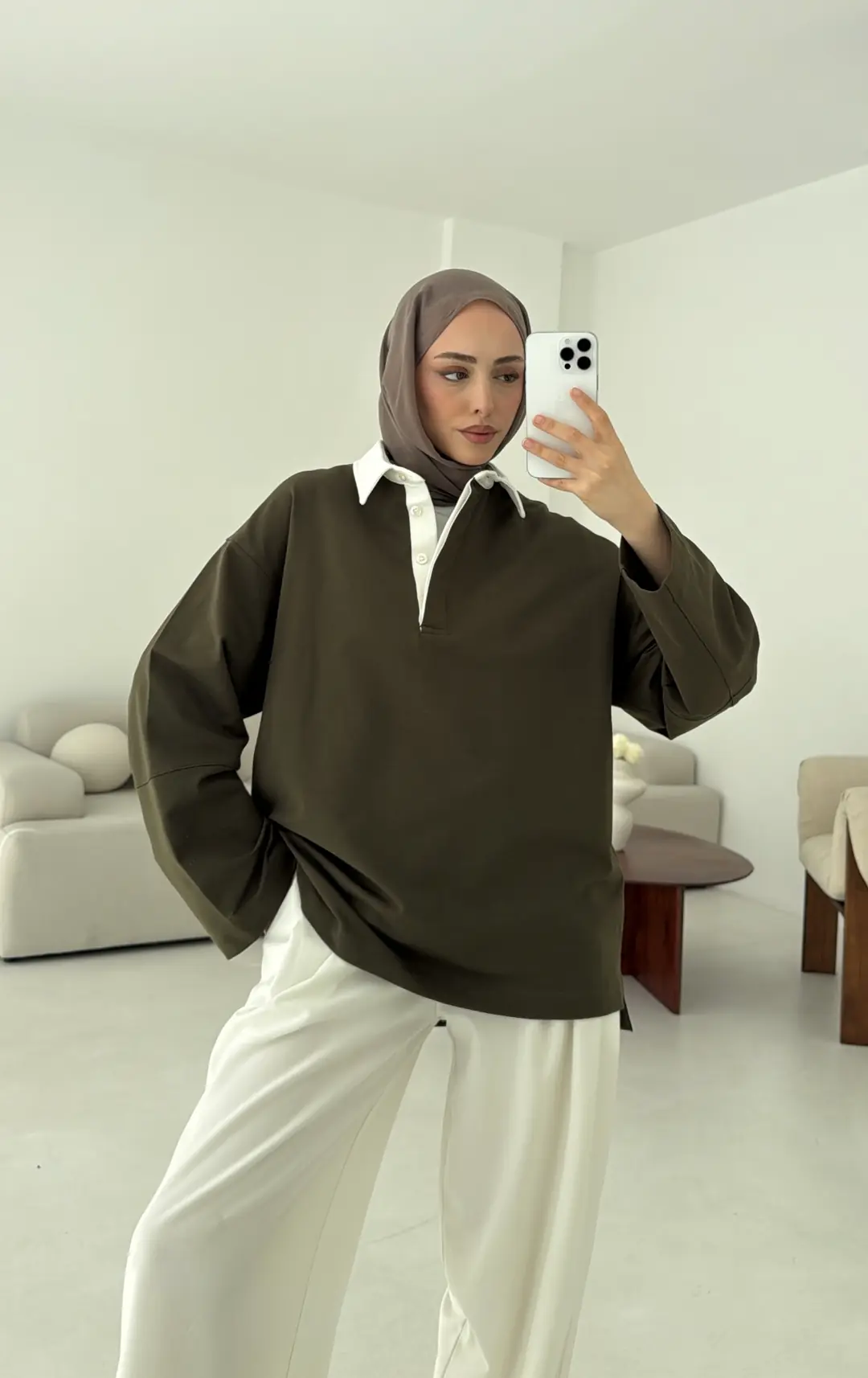 Varctiy Sweatshırt Haki