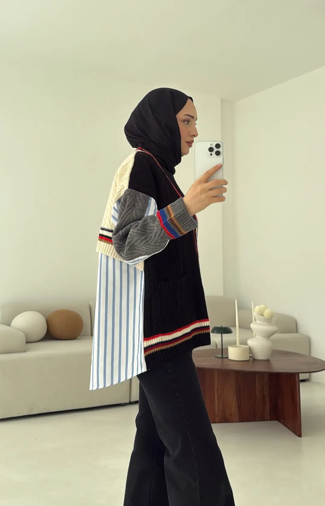 Twist Hırka Siyah